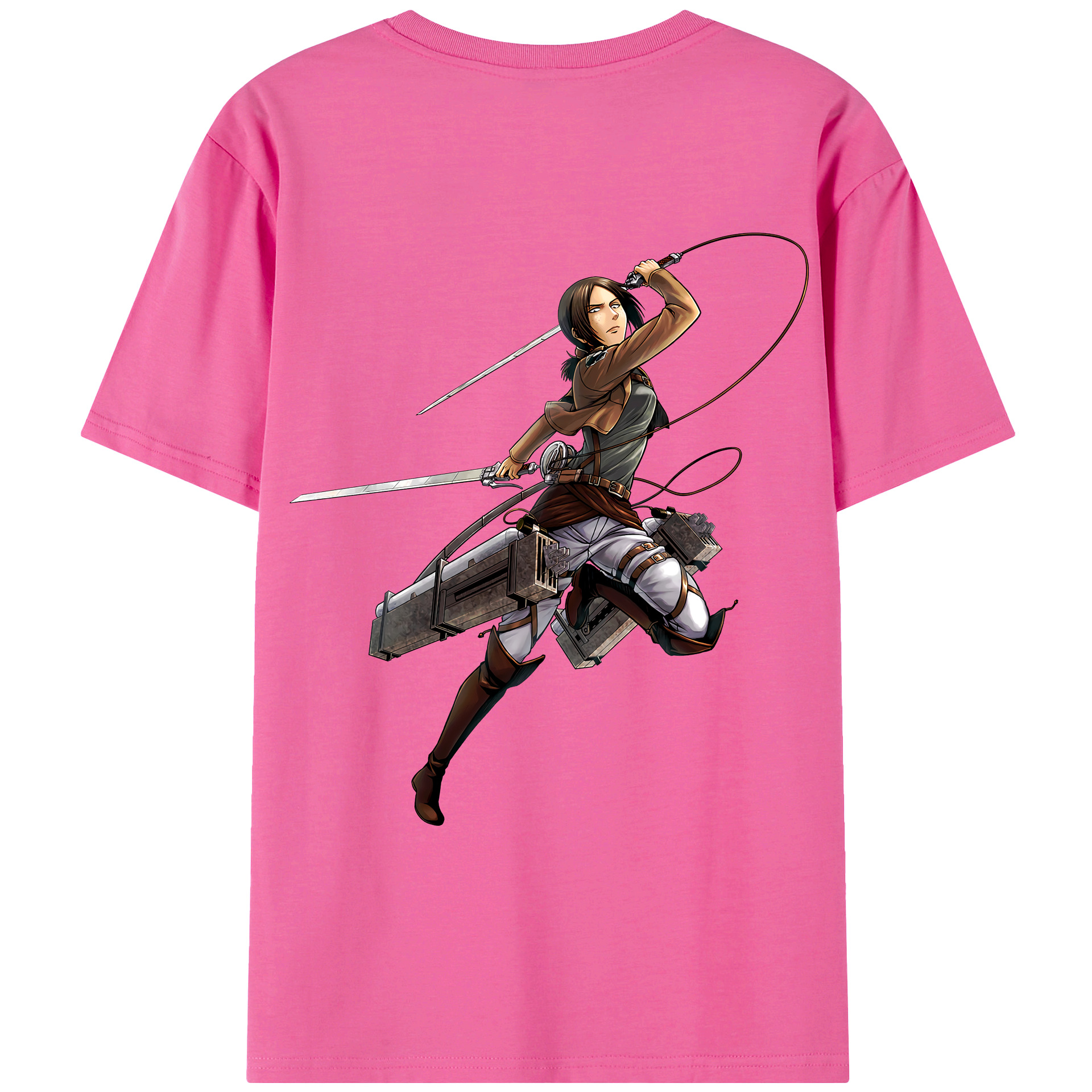 （画像用） 進撃の巨人 Attack on Titan レディース半袖Tシャツ(バックプリント)